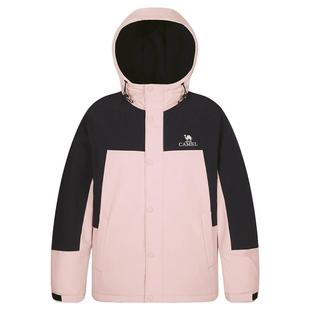 骆驼女装棉服2025冬季摇粒绒加厚夹棉夹克工装防水棉衣外套男