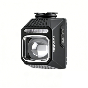 自行车夜骑灯山地车前灯强光手电筒公路车尾灯充电警示灯装备组合