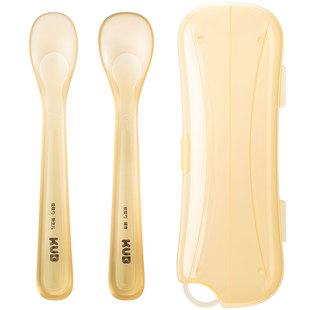 KUB可优比婴儿勺子宝宝硅胶软勺新生儿喂水学吃饭训练儿童辅食勺