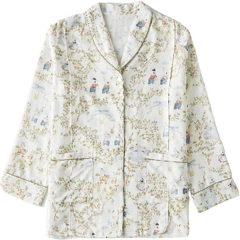 OAKFAMILY纯棉孕妇家居服套装