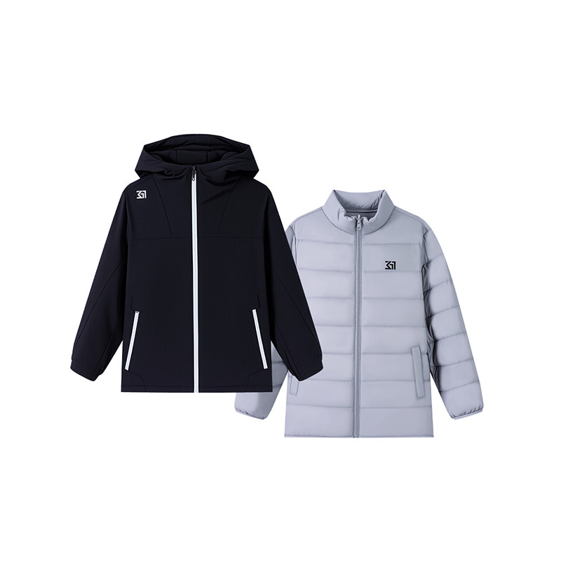 361童装男童冲锋衣羽绒服