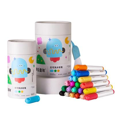 美乐童年婴幼儿可水洗圆头水彩笔