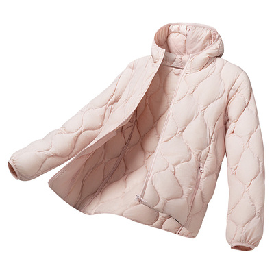 雅鹿冬季新款连帽轻薄羽绒服女款