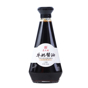 国际美味奖章 康大使牛奶酱油 超长发酵365天 头道酿造酱油 300ml