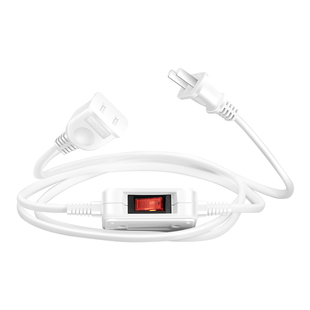 国标电源线2芯带插头延长线二插带开关电磁炉监控专用两芯加长线