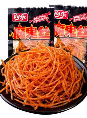 向东魔鬼丝辣条霸王辣丝解馋零食