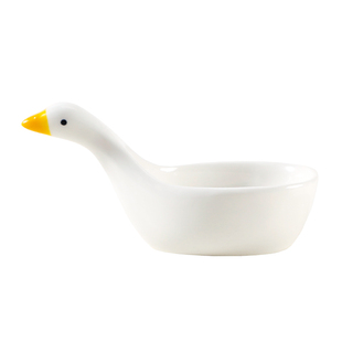 8.8元2只可爱小鸭子陶瓷调料碟白色小料碟醋碟家用调味碟创意餐具