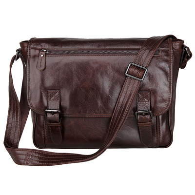 轻奢质感手工真皮斜挎包单肩包