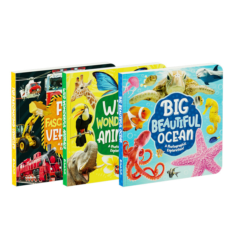 盖世童书 Big Beautiful Books大美照片书可点读英文原版儿童趣味科普读物 2345岁英语启蒙幼儿绘本 支