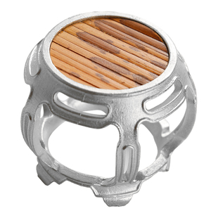 古篱古锡梅妃竹盖置盖碗茶盖搁茶壶茶杯托紫砂壶盖托茶具茶道配件