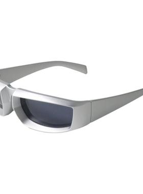 Y2K未来感赛博朋克环绕设计墨镜