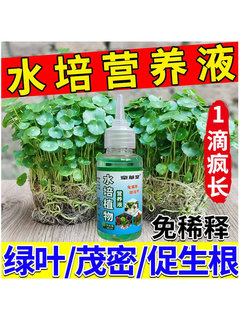 水培植物营养液通用型铜钱草富贵竹白掌水养的花卉专用浓缩液体肥