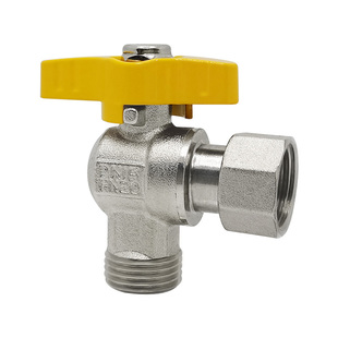 铜燃气壁挂炉46分内外丝活接角阀套装162025铝塑管卡套式弯头球阀