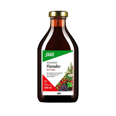 Salus德国铁元红铁液补铁血500ml