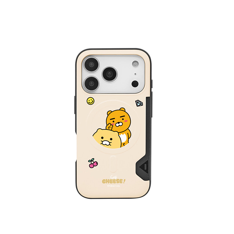 kakao苹果17pro插卡磁吸壳双层套