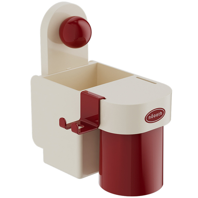 诺室吸盘免打孔牙刷置物架