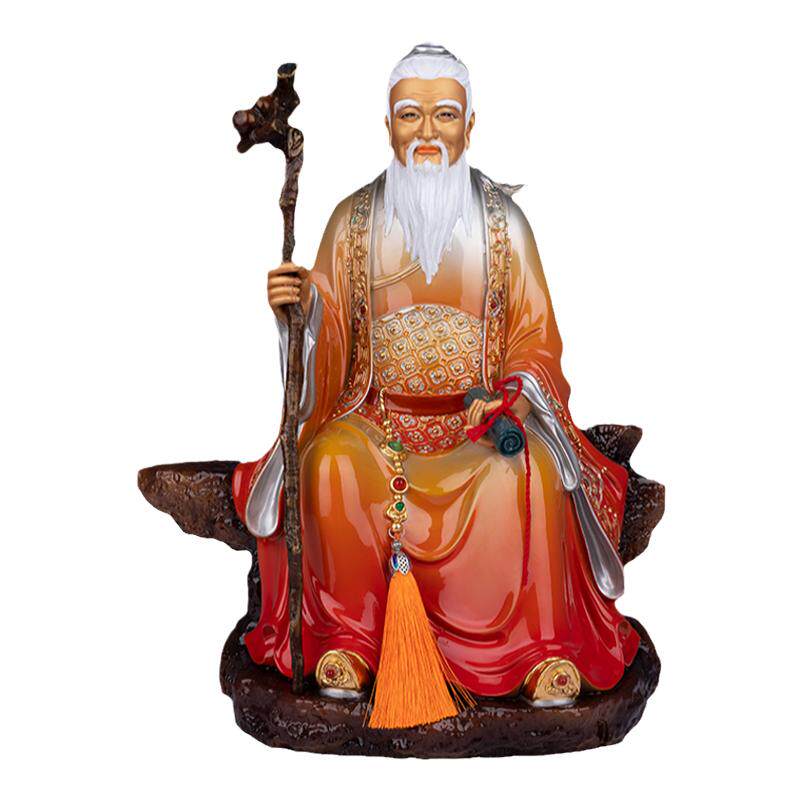 纯铜月老星君神像家用月下老人像
