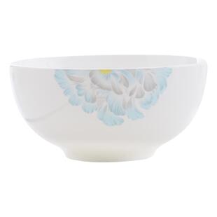 中式碗碟套装家用骨瓷餐具创意米饭碗釉中彩陶瓷面碗汤碗碗盘组合