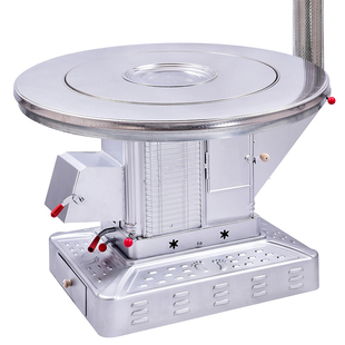 新型无烟气化炉烤火炉烧柴火取暖汽化炉室内柴煤两用炉子农村家用