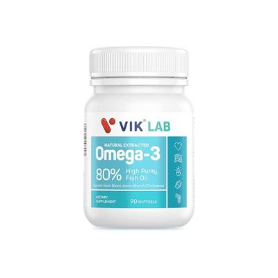 VIKlab高纯鱼油omega3软胶囊