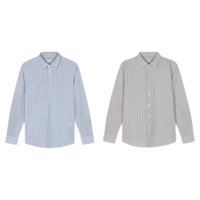 ZIOZIA抗皱透气商务休闲长袖衬衫