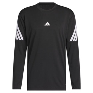 Adidas阿迪达斯男2025秋季新款经典男子运动休闲长袖T恤JZ9647