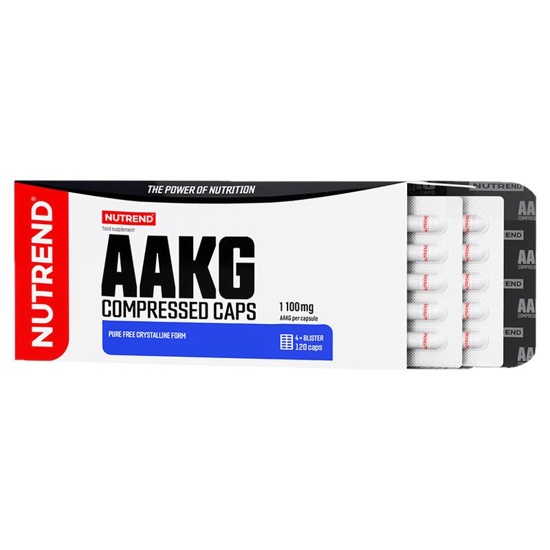 NUTREND捷克進(jìn)口【AAKG型】aakg精氨酸膠囊120粒高吸收高能健身