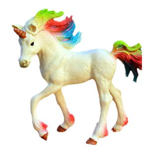 儿童玩具仿真动物飞马模型卡通童话神话神兽精灵马彩色独角兽礼物