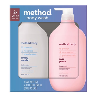 METHOD椰子米奶乳木果油沐浴露