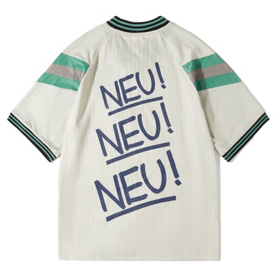 fRUITYSHOP｜NEU!联名短袖球衣 BIE别的新款设计感潮酷短袖情侣
