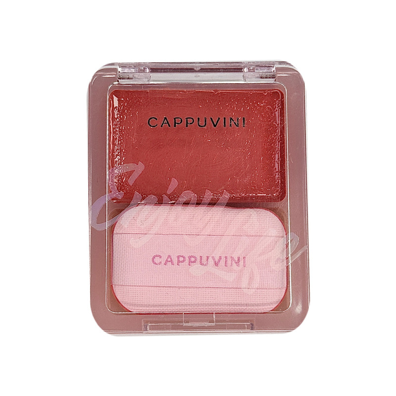 Cappuvini元气光感腮红膏 膨胀色少女感粉粉腮红自然水润韩系彩妆