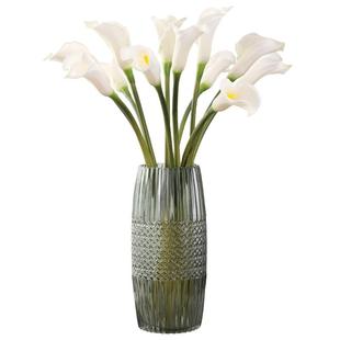 泰环 10支PU马蹄莲仿真花海芋花假花大号花束 客厅酒店装饰品摆件