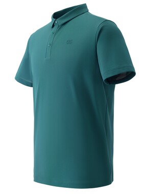 KOLON SPORT可隆吸湿速干T恤抗菌男士撞色运动短袖珠地POLO T恤