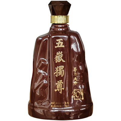泰山五岳独尊20年白酒浓香型52度1瓶500ML纯粮优级礼盒装山东名酒