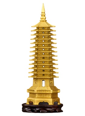 黄铜文昌塔13精致摆件书房装饰品