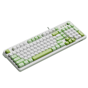 前行者G98静音键盘鼠标套装机械手感台式电脑RGB女生办公人体工学