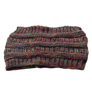 漏顶帽子女冬加绒扎马尾空顶针织帽毛线帽露头保暖防风护耳无顶