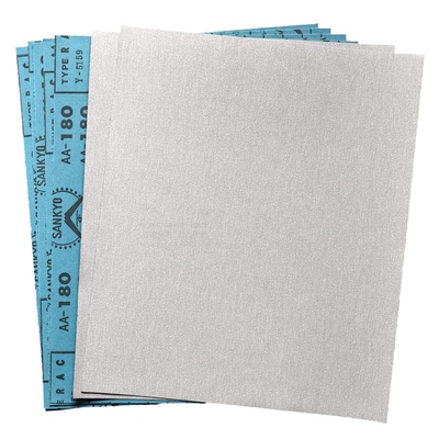 日本富士星砂纸进口SANKYO红木家具油漆工艺雕刻磨白墙干砂纸正品