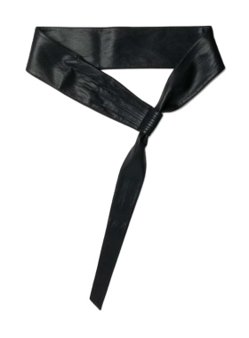 anggae Faux Leather Belt 皮带女HBX