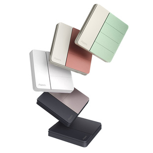 Aqara绿米联创智能开关卡农Z1单零火已接入米家HomeKit控制面板