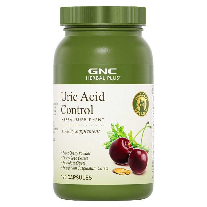 GNC健安喜黑樱桃芹菜籽胶囊降酸