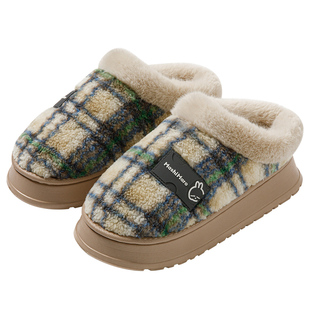 流氓兔男士棉拖鞋冬季2024新款室内家用保暖加绒居家冬天拖鞋女款