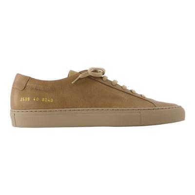 COMMON PROJECTS Achilles Premium 运动鞋 - 皮质 - 米色