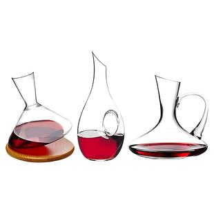 Nude 努德进口醒酒器水晶玻璃红酒分酒器家用高级轻奢手工酒壶