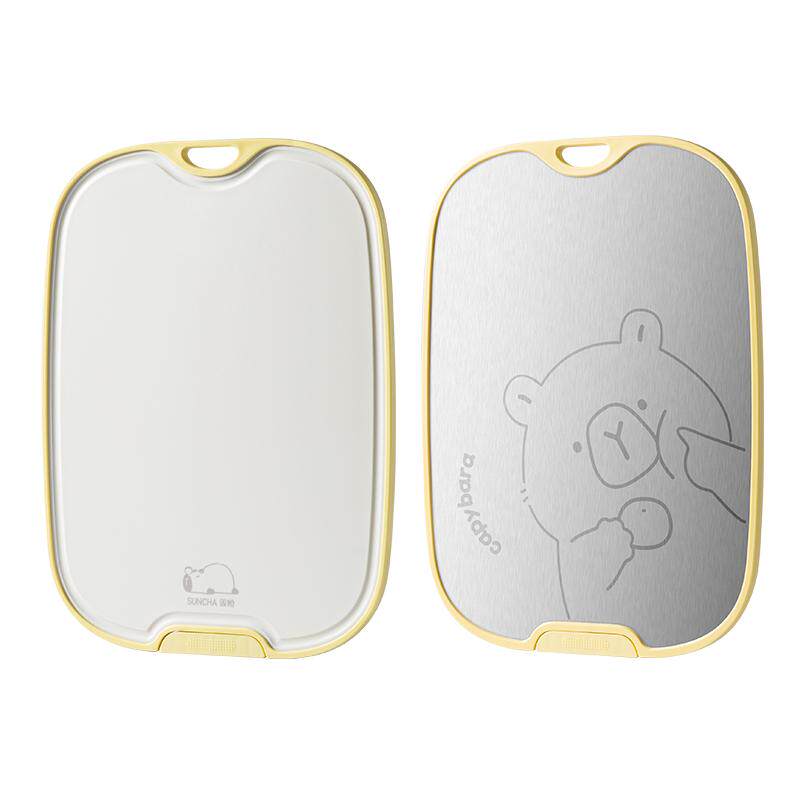 双枪切菜板抗菌防霉水果砧板家用塑料辅食砧板生熟分开厨房专用板