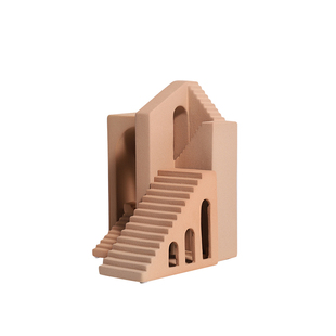 一匚现代简约纪念碑谷创意陶瓷摆件 样板间售楼处儿童房装饰品