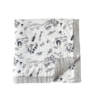 宝宝六层纱布盖毯A类竹棉婴儿抱毯薄被柔软透气新生儿包被浴巾