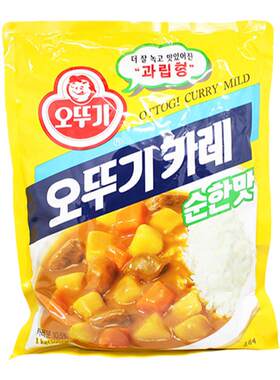 包邮韩国进口不倒翁kg韩式咖喱粉