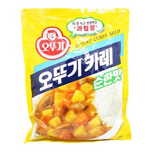 1包包邮韩国进口不倒翁原味咖喱粉1kg/袋奥土基 韩式咖喱饭专用