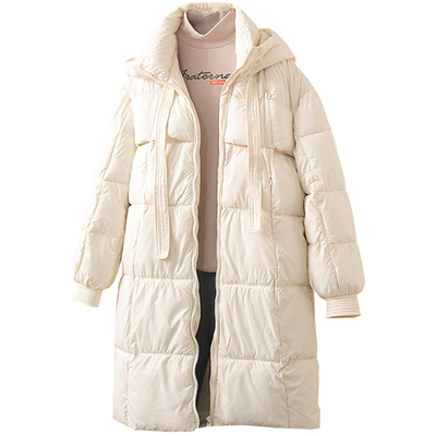 冬季大码200斤连帽加厚羽绒棉服